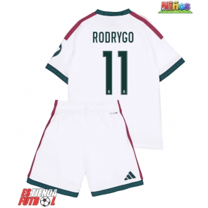 Real Madrid Rodrygo Goes #11 Primera Equipación Niños 2026-27 Manga Corta (+ Pantalones cortos)